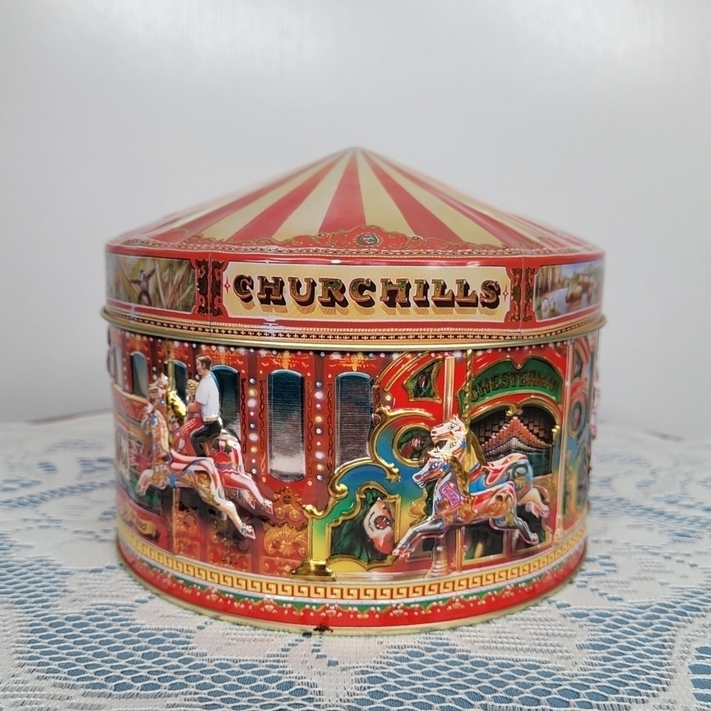 Churchill's of London English Toffee Made in England Collectible Tin QUIRKY